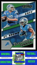 Load image into Gallery viewer, 2022 Panini Contenders #TDT-DET Jared Goff / Amon-Ra St Brown Touchdown Tandems NM/M 