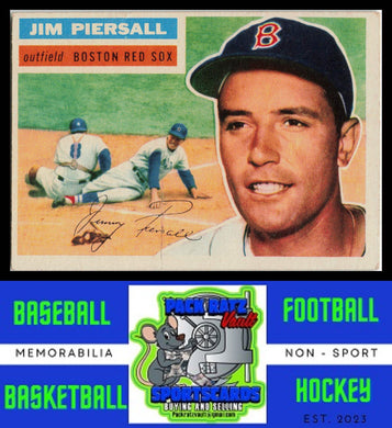 1956 Topps #143a Jim Piersall White Back VG