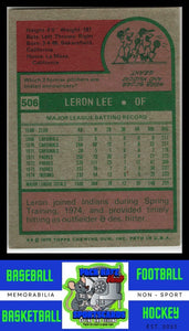 1975 Topps #506 Leron Lee VG