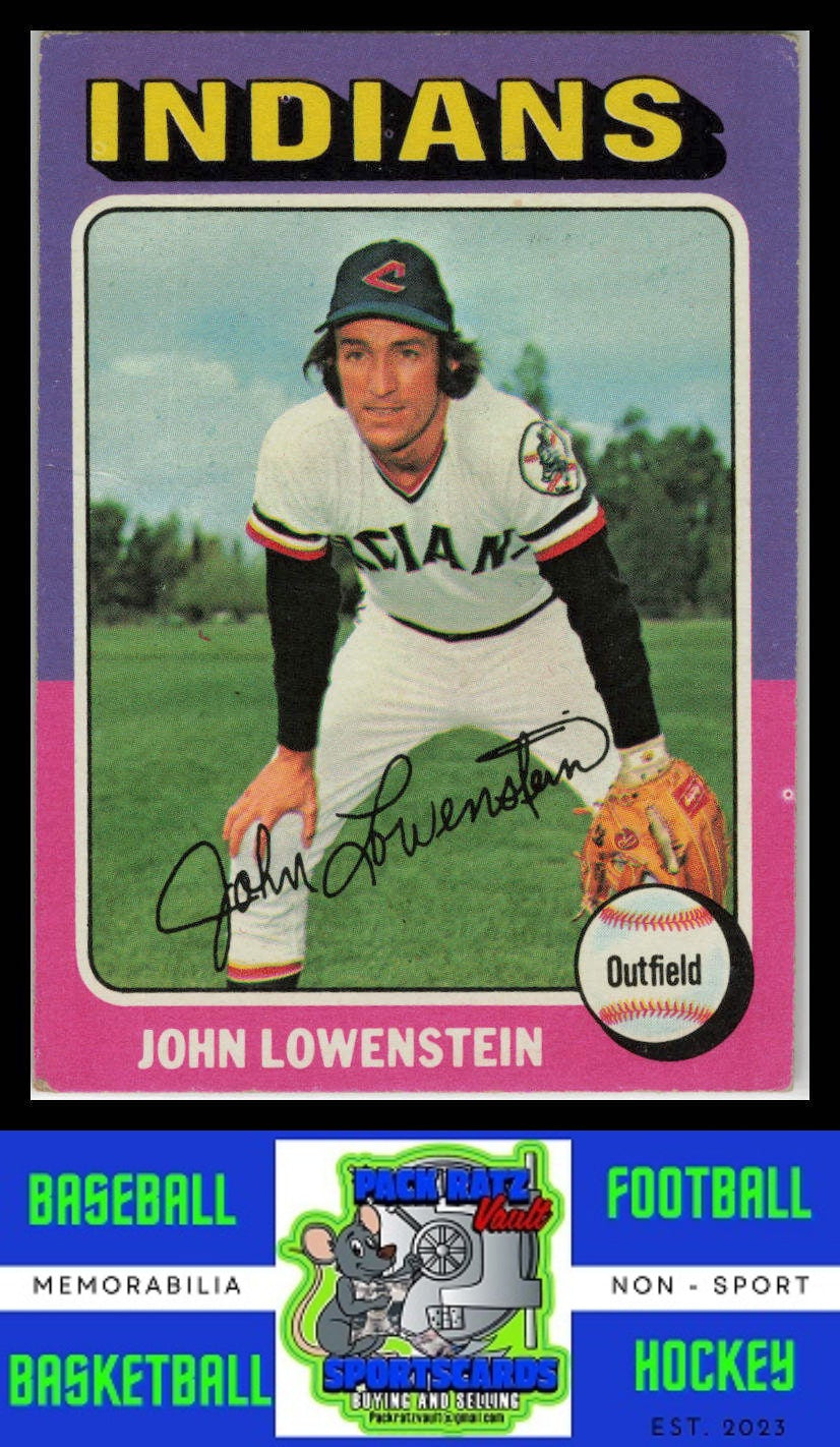 1975 Topps #424 John Lowenstein VG