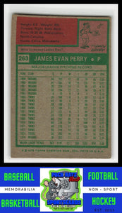 1975 Topps #263 Jim Perry VG