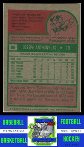 1975 Topps #86 Joe Lis VG