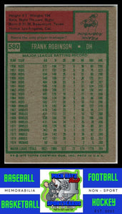 1975 Topps #580 Frank Robinson VG