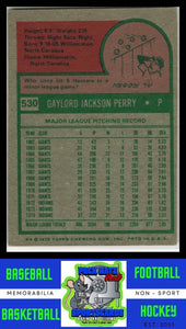 1975 Topps #530 Gaylord Perry VG