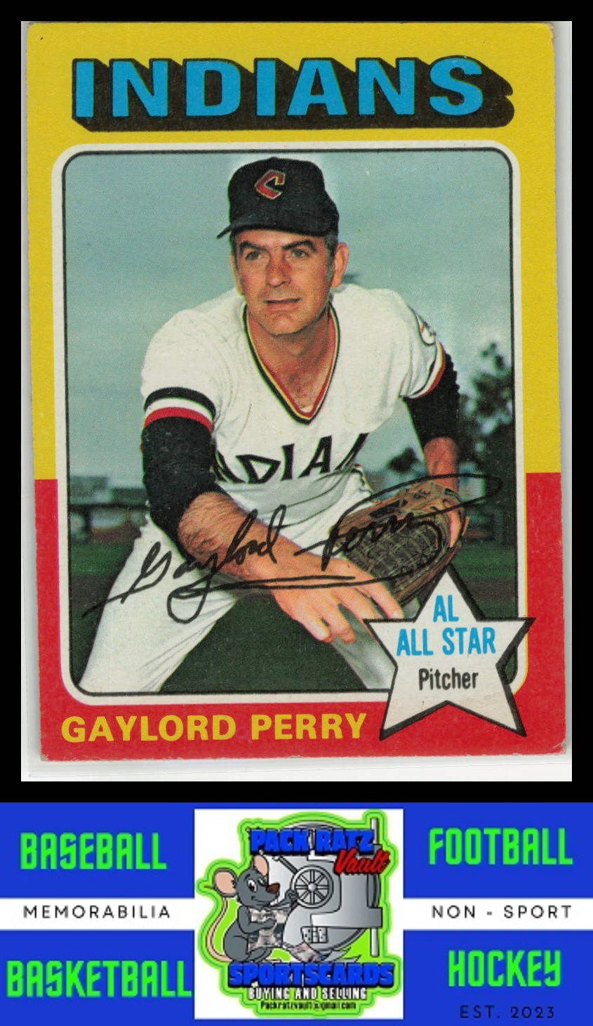 1975 Topps #530 Gaylord Perry VG