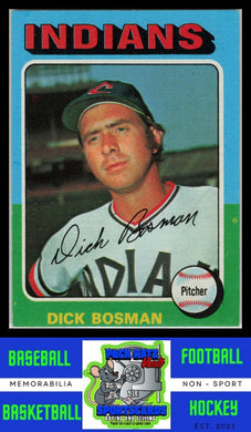 1975 Topps #354 Dick Bosman VG