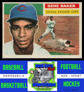 1956 Topps #142b Gene Baker Gray Back VG