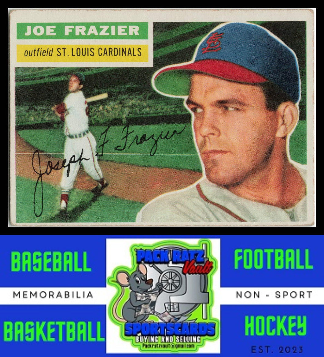 1956 Topps #141a Joe Frazier White Back VG