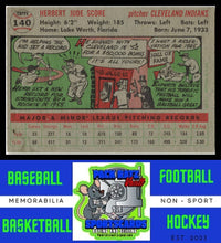 Load image into Gallery viewer, 1956 Topps #140a Herb Score White Back VG