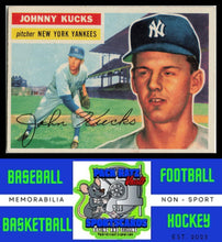 Load image into Gallery viewer, 1956 Topps #88b Johnny Kucks Gray Back VG