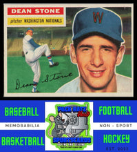 Load image into Gallery viewer, 1956 Topps #87a Dean Stone White Back VG