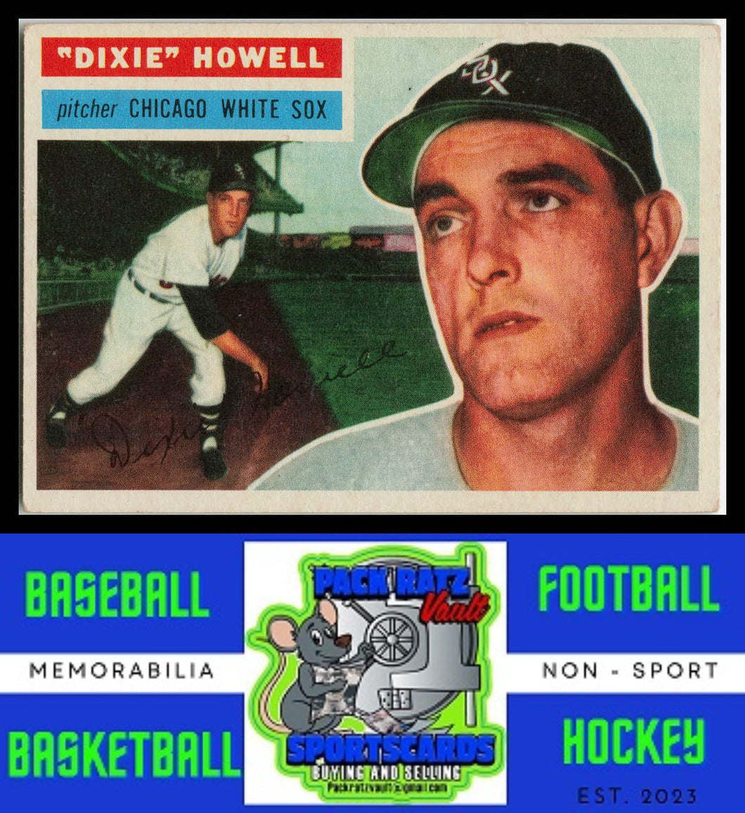 1956 Topps #149b Dixie Howell VG