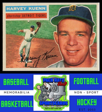 1956 Topps #155a Harvey Kuenn White Back VG