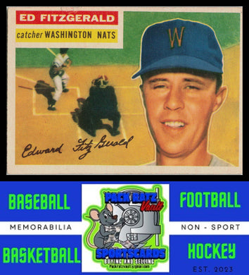 1956 Topps #198 Ed Fitz Gerald VG