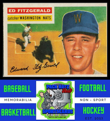 1954 Bowman #168 Ed Fitz Gerald VG