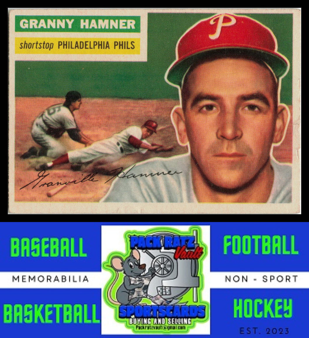 1956 Topps #197 Granny Hamner VG