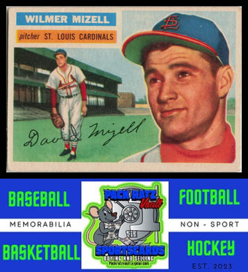 1956 Topps #193 Wilmer Mizell VG