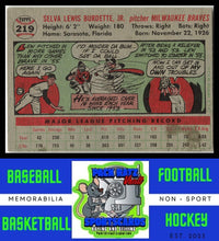 Load image into Gallery viewer, 1956 Topps #219 Lew Burdette VG