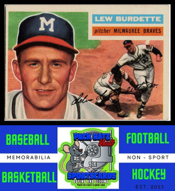 1956 Topps #219 Lew Burdette VG