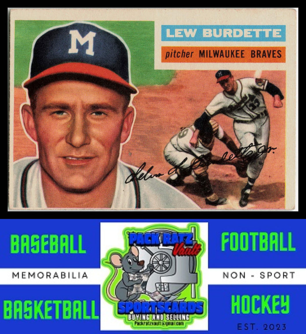 1956 Topps #219 Lew Burdette VG