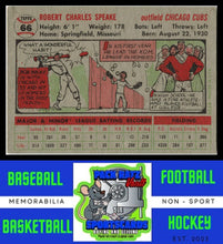 Load image into Gallery viewer, 1956 Topps #66b Bob Speake Gray Back VG