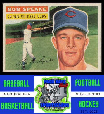 1956 Topps #66b Bob Speake Gray Back VG