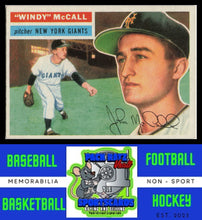 Load image into Gallery viewer, 1956 Topps #44a Windy McCall White Back VG