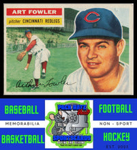 Load image into Gallery viewer, 1956 Topps #47b Art Fowler Gray Back VG