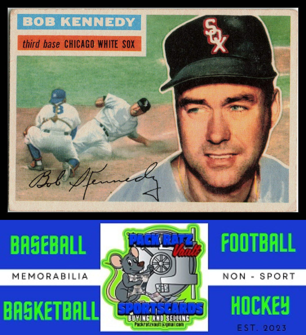 1956 Topps #38a Bob Kennedy White Back VG