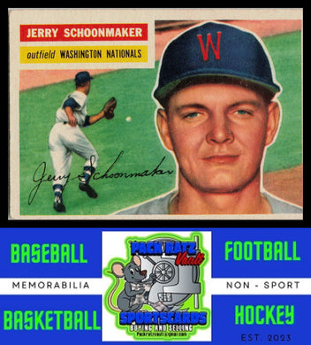 1956 Topps #216 Jerry Schoonmaker VG