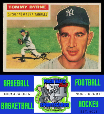 1956 Topps #215 Tommy Byrne VG