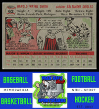 Load image into Gallery viewer, 1956 Topps #62b Hal Smith Gray Back VG