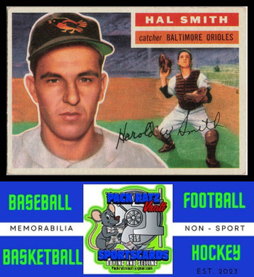 1956 Topps #62b Hal Smith Gray Back VG