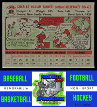 Load image into Gallery viewer, 1956 Topps #69a Chuck Tanner White Back VG